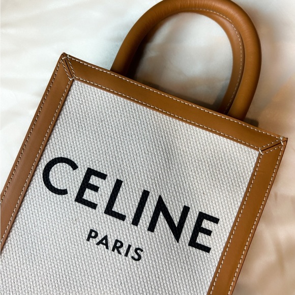 Celine Mini Cabas Crossbody Bag Beige - Picture 4 of 9